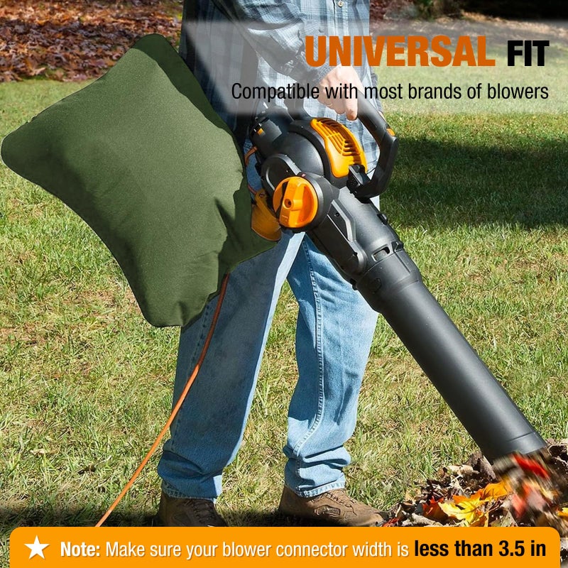 Zipcase Leaf Blower Vacuum Zippered Bottom Dump Bag for for Ultra Blower Rake & Vacuum Leaf Blowers - Image 3